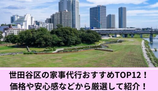 世田谷区の家事代行おすすめTOP12！価格や安心感などから厳選して紹介！