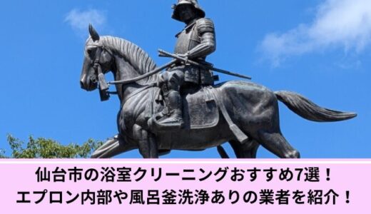 仙台市の浴室クリーニングおすすめ7選！エプロン内部や風呂釜洗浄ありの業者を紹介！