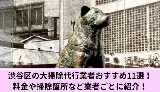 渋谷区の大掃除代行業者おすすめ11選！料金や掃除箇所など業者ごとに紹介！